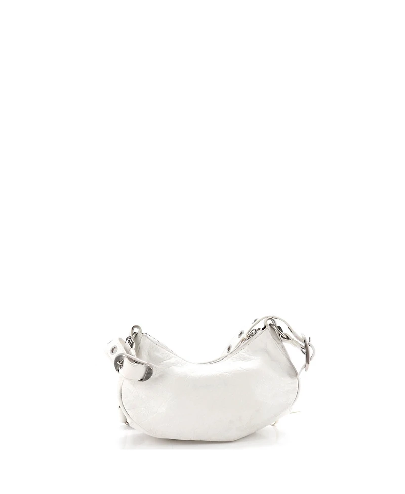 Pre-Owned Balenciaga Xs Le Cagole Giant Studs Shoulder Bag Leather