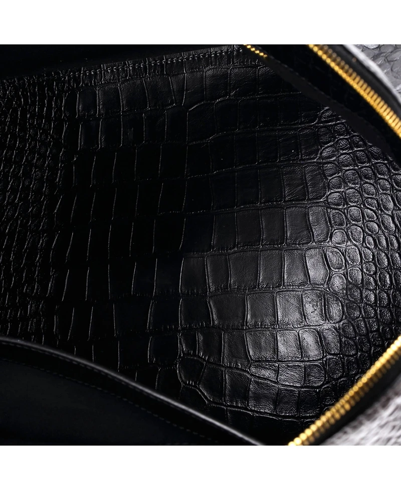 Pre-Owned Balenciaga Large Ville Bag Embossed Leather