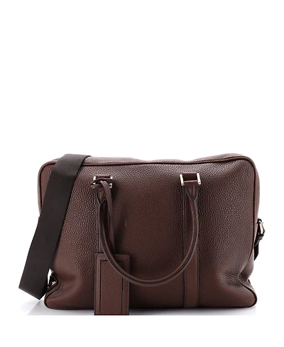 Pre-Owned Prada Medium Convertible Briefcase Vitello Daino