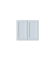 Boyel Living W33" Dove Wall Cabinet with Full Overlay Hdf Door for Custom Kitchen or Bathroom