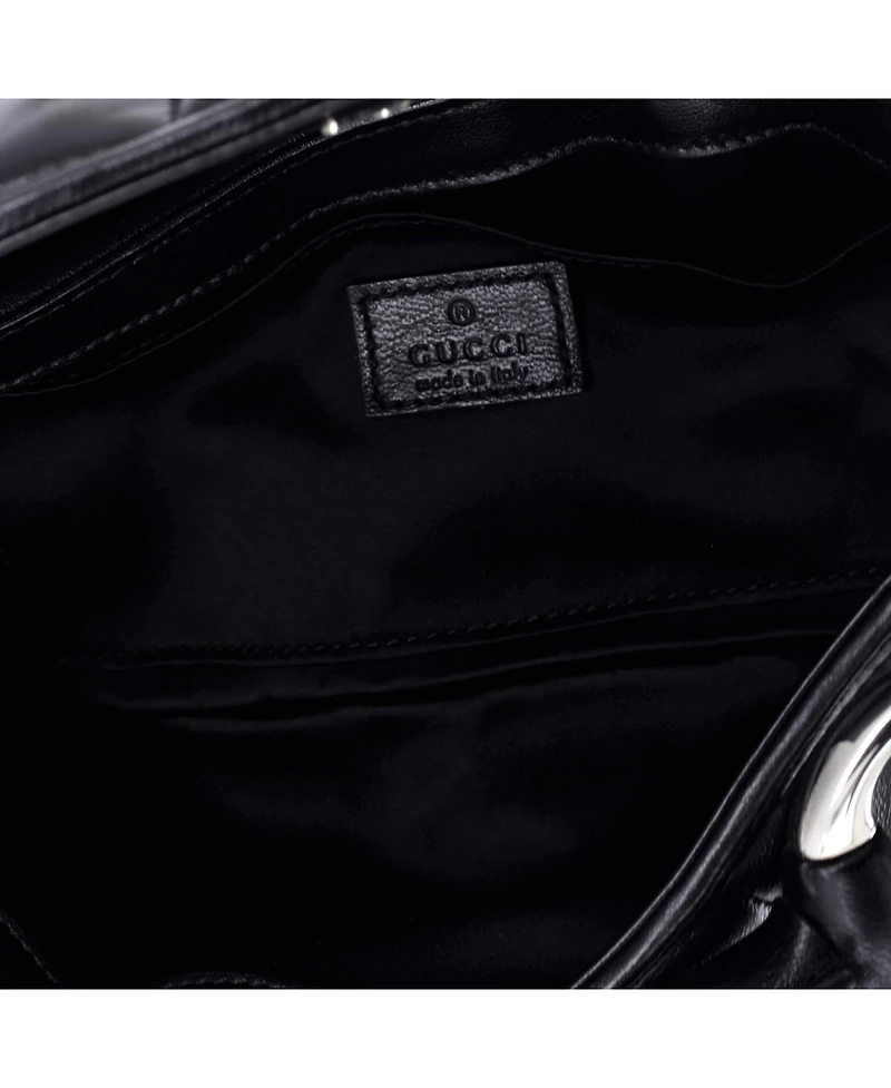 Pre-Owned Gucci Horsebit Chain Shoulder Bag Vertical Quilted Leather