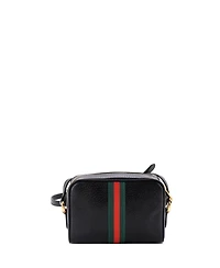 Pre-Owned Gucci Mini Ophidia Shoulder Bag Leather