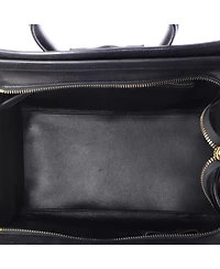 Pre-Owned Celine Mini Bicolor Luggage Bag Leather