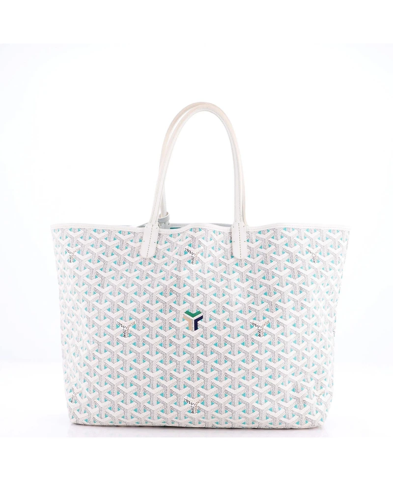 Pre-Owned Goyard Pm Saint Louis Tote Claire Voie Coated Canvas