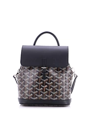 Pre-Owned Goyard Mini Alpin Backpack Coated Canvas