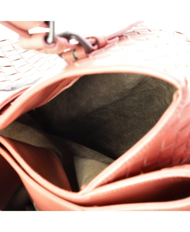 Pre-Owned Bottega Veneta Medium Roma Bag Intrecciato Nappa