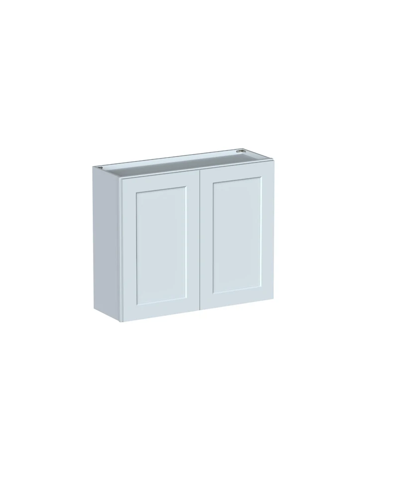 Boyel Living W36" Dove Wall Cabinet with Full Overlay Hdf Door for Custom Kitchen or Bathroom