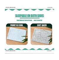 Aronkl 2 1 Self Warming Cooling Pet Mat Machine Washable Portable for Cats Dogs All Seasons