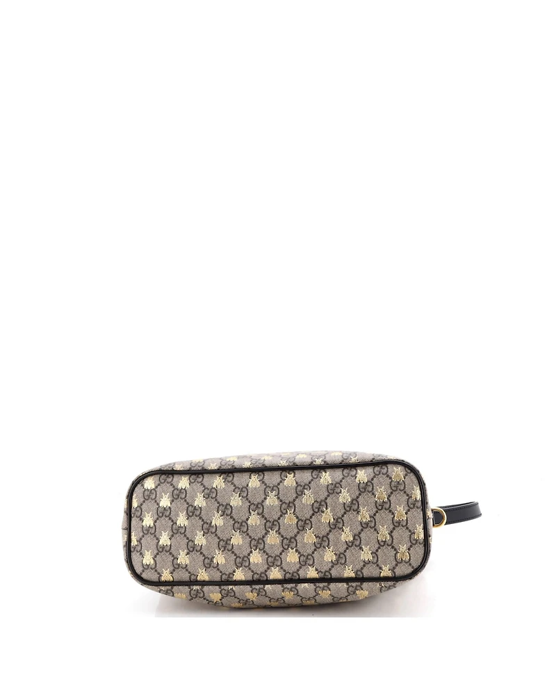 Pre-Owned Gucci Small Convertible Soft Tote Printed Gg Coated Canvas