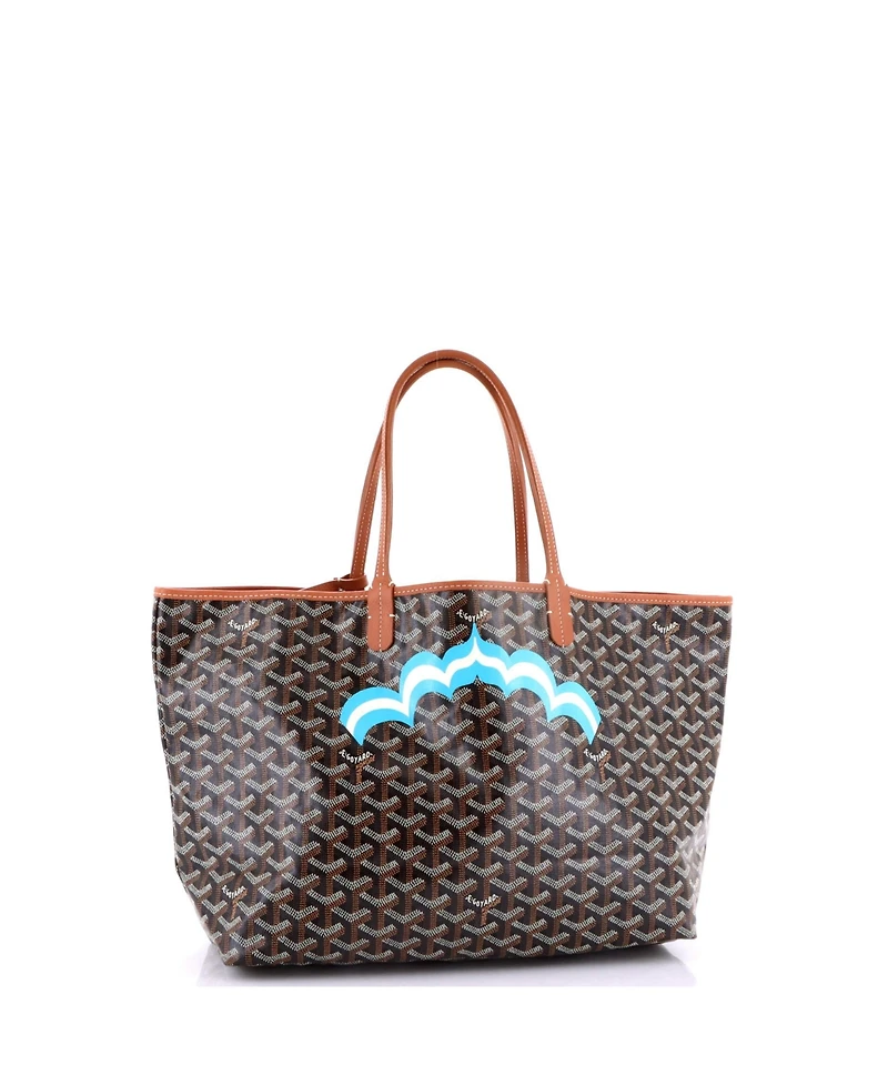 Pre-Owned Goyard Pm Saint Louis Tote Printed Coated Canvas
