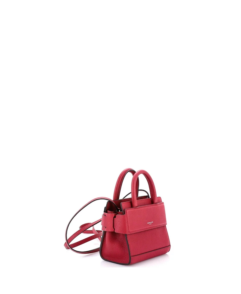 Pre-Owned Givenchy Nano Horizon Satchel Leather