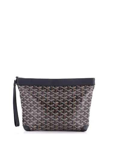 Pre-Owned Goyard Goyardine Conti Pouch Coated Canvas