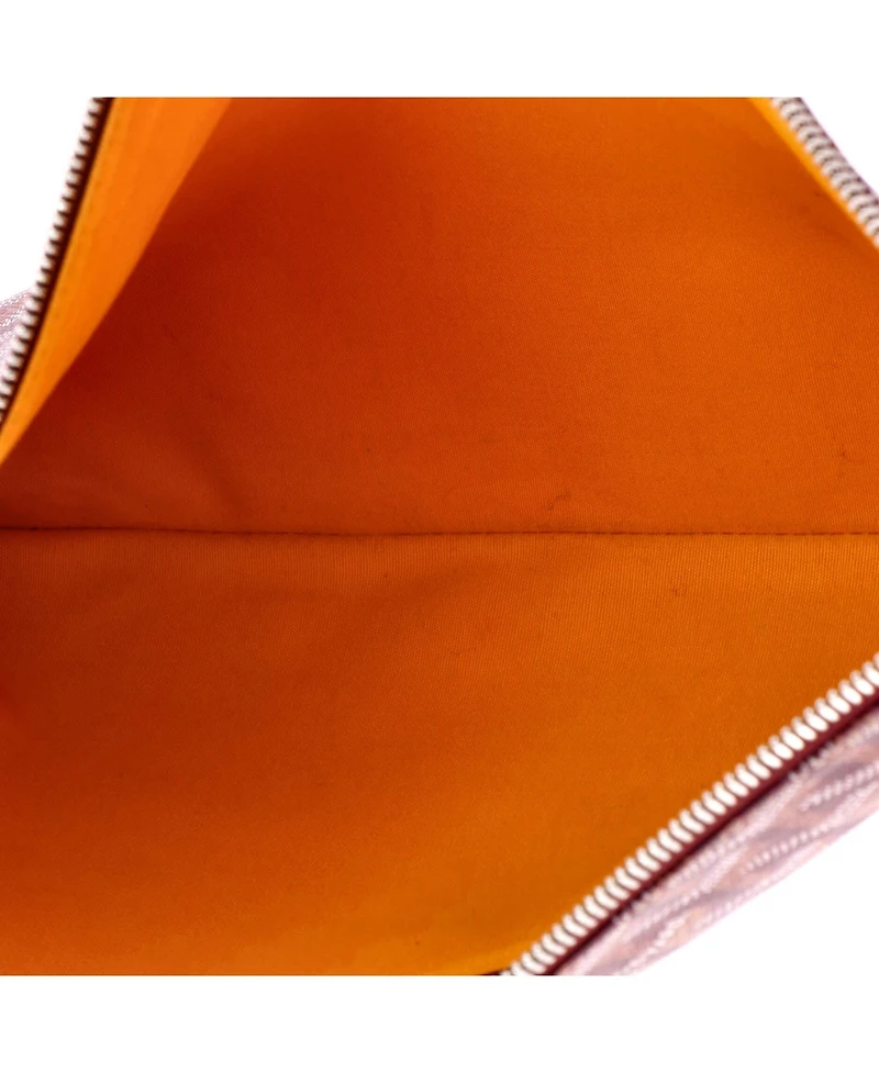 Pre-Owned Goyard Gm Senat Zip Pouch Coated Canvas