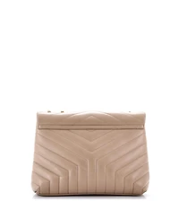 Pre-Owned Saint Laurent Medium Loulou Shoulder Bag Matelasse Chevron Leather