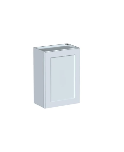 Boyel Living W21" Dove Wall Cabinet with Full Overlay Hdf Door for Custom Kitchen or Bathroom