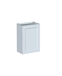 Boyel Living W21" Dove Wall Cabinet with Full Overlay Hdf Door for Custom Kitchen or Bathroom