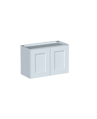 Boyel Living W27" Dove Short Wall Cabinet with Full Overlay Hdf Door for Custom Kitchen or Bathroom