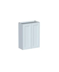 Boyel Living W27" Dove Wall Cabinet with Full Overlay Hdf Door for Custom Kitchen or Bathroom