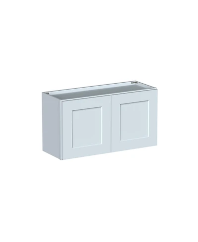 Boyel Living W33" Short Wall Cabinet with Full Overlay Hdf Door for Custom Kitchen or Bathroom