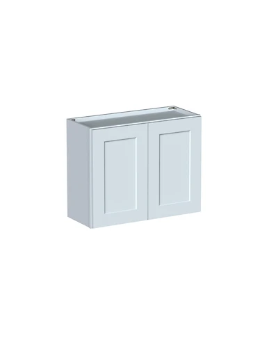 Boyel Living W30" Dove Wall Cabinet with Full Overlay Hdf Door for Custom Kitchen or Bathroom