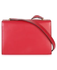 Pre-Owned Gucci Red Smooth Calfskin Small Zumi Shoulder Flap Bag