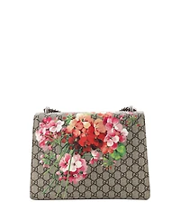 Pre-Owned Gucci Medium Dionysus Bag Blooms Print Gg Coated Canvas