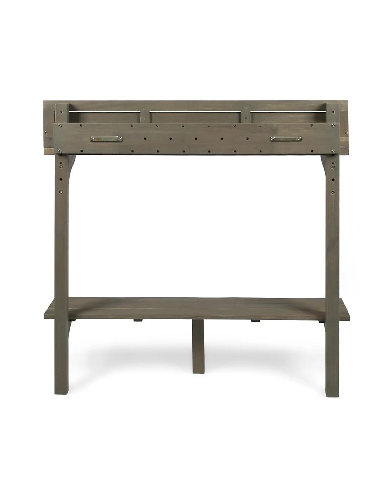 sumyeg 3-Piece Balcony Bar Set with Bottom Shelf Table and 2 Stools