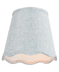 Springcrest Mylie Scallop Empire Lamp Shade 4x6x5.5 (Clip-On) Set of
