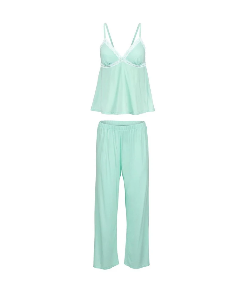 Adore Me Plus Eloisa Tank Top & Pants Pajama Set