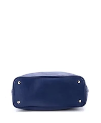 Pre-Owned Prada Large Side Zip Convertible Shopper Tote Soft Calf