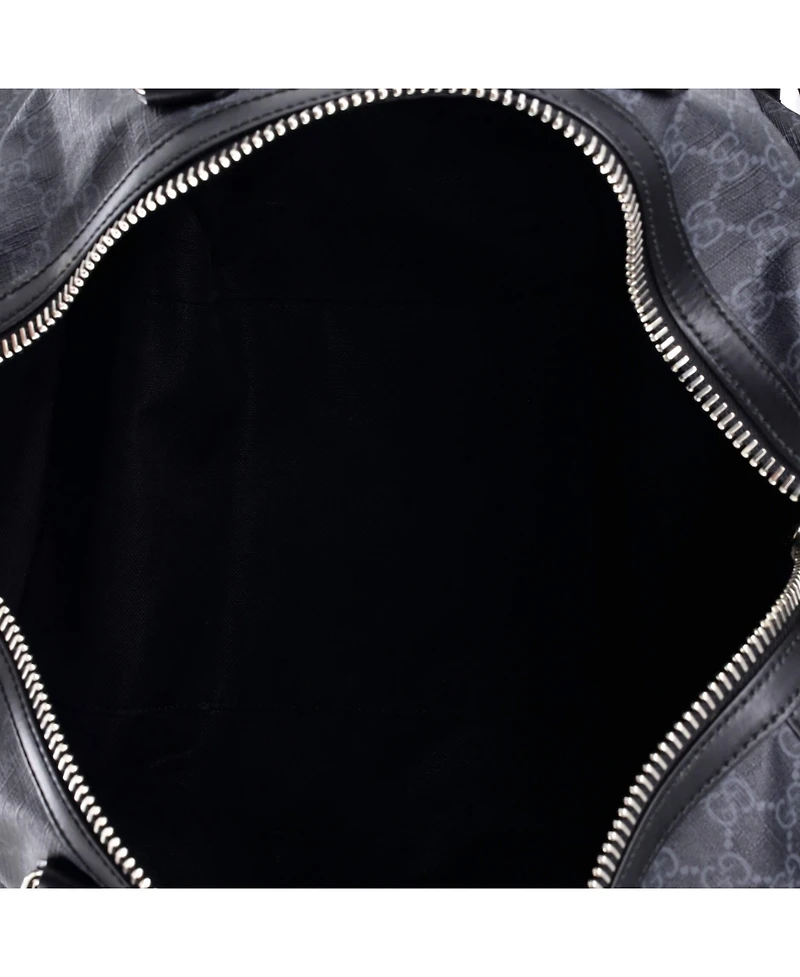 Pre-Owned Gucci Medium Convertible Duffle Bag Gg Coated Canvas