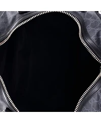 Pre-Owned Gucci Medium Convertible Duffle Bag Gg Coated Canvas