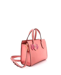 Pre-Owned Gucci Small Gg Ribbon Tote Leather
