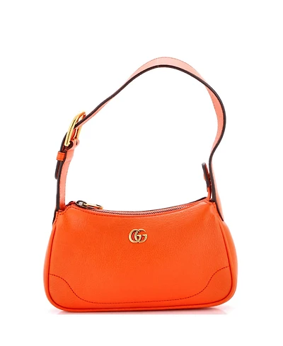 Pre-Owned Gucci Mini Aphrodite Shoulder Bag Leather