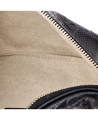 Pre-Owned Gucci Small Belt Bag Gg Embossed Perforated Leather