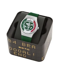 Fossil Men's World Flags Big Tic Mexico and Italy Watch 40mm