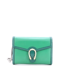 Pre-Owned Gucci Small Dionysus Chain Wallet Leather