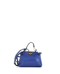 Pre-Owned Fendi Micro Peekaboo Bag Leather