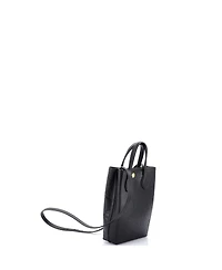 Pre-Owned Gucci Mini Vertical Tote Gg Embossed Leather