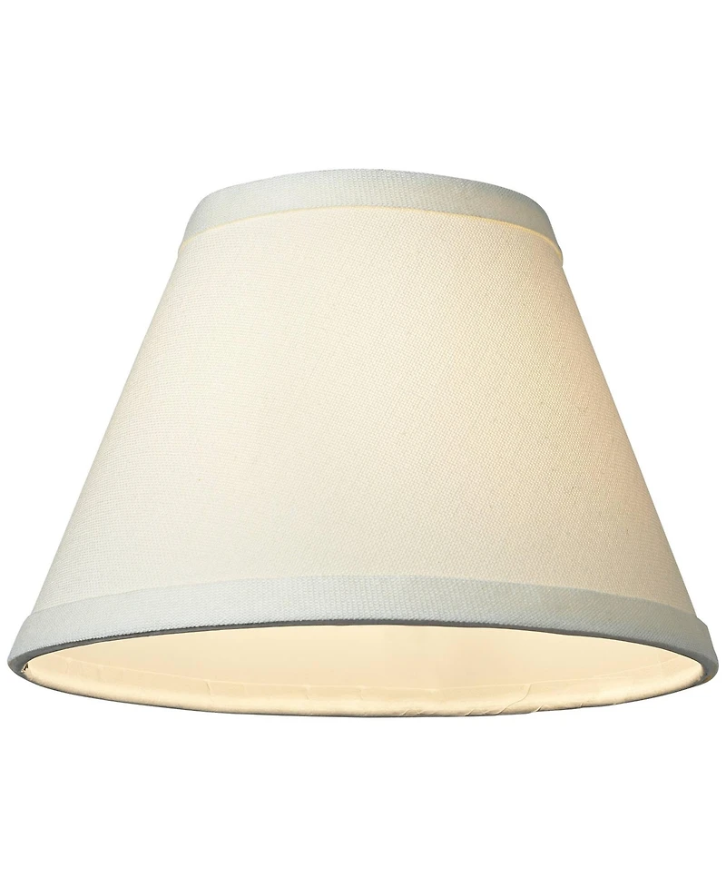 Springcrest Set of 8 Empire Lamp Shades High Candelabra Clip-On Fitting