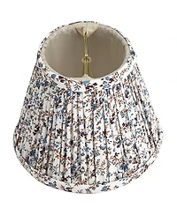 Springcrest Nelle 3 1/2" Top x " Bottom x 5" High x 5" Slant Print Lamp Shade Replacement Set of Floral Clip On Candelabra