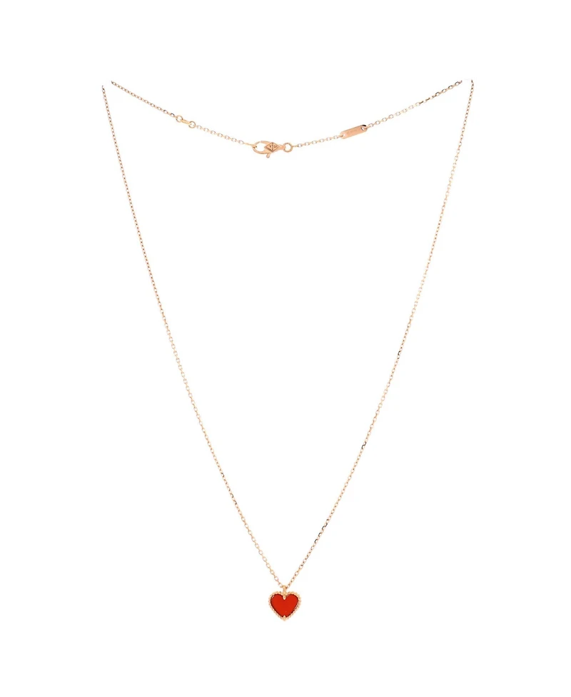 Pre-Owned Van Cleef & Arpels Sweet Alhambra Heart Pendant Necklace