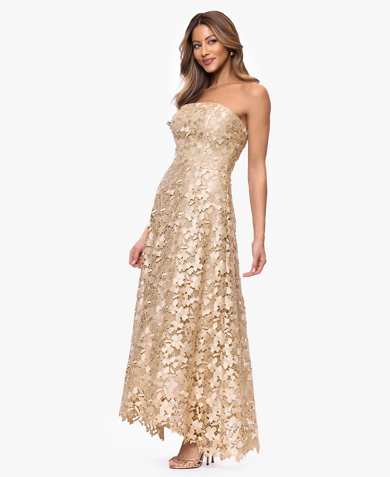 Xscape Women's Sleeveless Strapless Gown