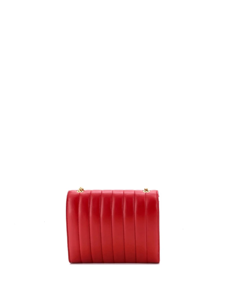 Pre-Owned Saint Laurent Medium Vicky Crossbody Bag Vertical Quilted Leather