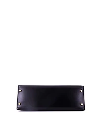 Pre-Owned HERMES Kelly 32 Handbag Black Box Calf with Gold Hardware