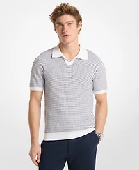 Michael Kors Men's Johnny Collar Short-Sleeve Cotton Polo Shirt