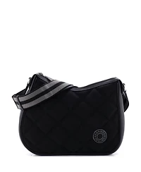 Pre-Owned HERMES Horseback Shoulder Bag Woolycot Canvas and Leather