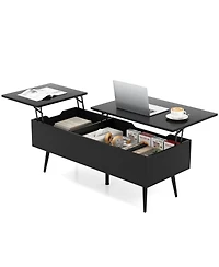 Sugift 47 Lift Top Coffee Table with Hidden Storage Compartments