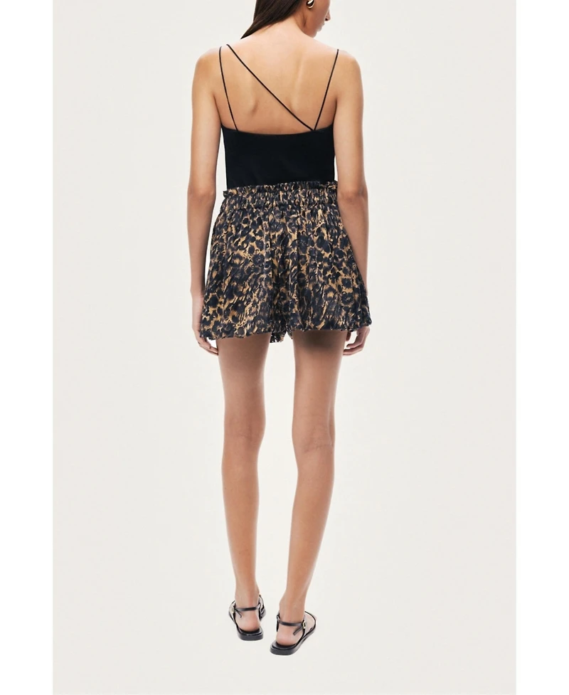Nocturne Women's Printed Mini Shorts