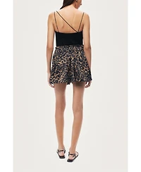 Nocturne Women's Printed Mini Shorts